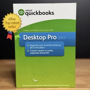 NEW Quickbooks Desktop PRO 2017 Windows Accounting - SEALED - Picture 1 of 8