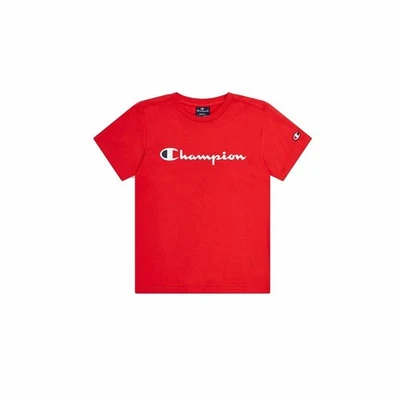 Camiseta de Manga Corta Infantil Champion Crewneck Rojo - Imagen 1 de 4