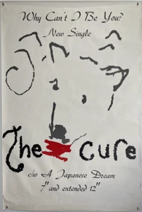 THE CURE ~ WHY CAN'T I BE YOU ~ VERY LARGE 60"x40" BILLBOARD PROMO POSTER 1987 - Picture 1 of 7