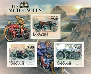 Togo 2011 MNH - Motorcycles (Lea Francis 5hp, Scott Flying Squirrel). - Picture 1 of 1
