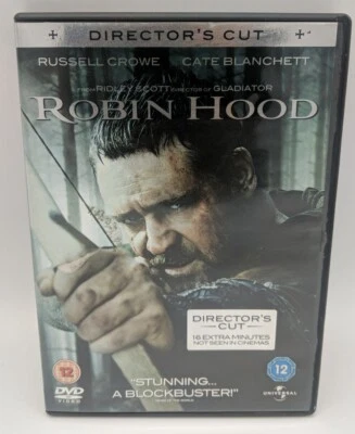 Robin Hood - Extended Directors Cut  DVD (BRS7) Russell Crowne Cate Blanchett ⭐⭐ - Image 1 of 2