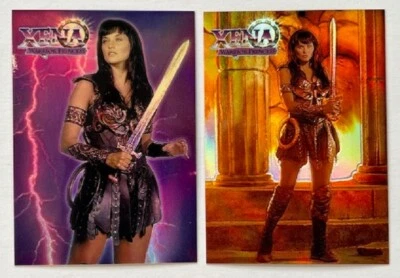Xena Warrior Princess Chromium Cards C1 & C2 from Topps 1998 - Image 1 of 2