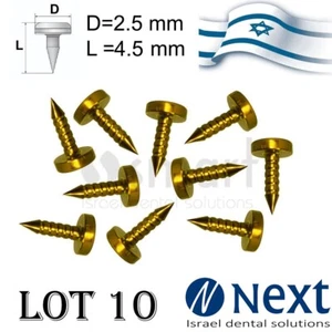 Lotx10 Bone tack titanium pins 4.5 membrane Mr Curette MCT fit - Picture 1 of 4