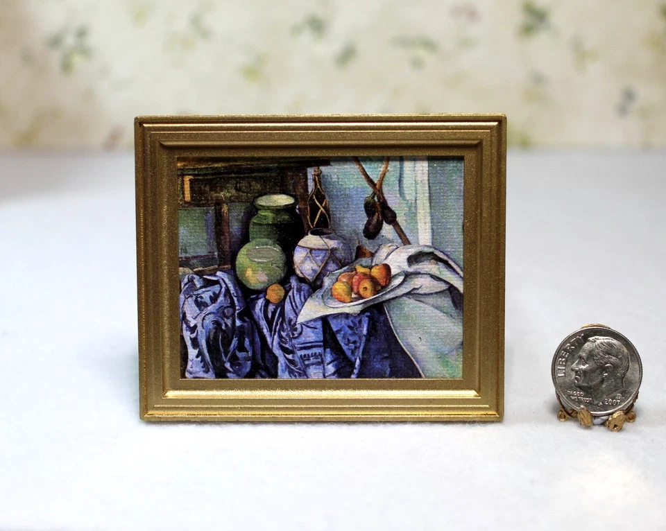 Imagen en miniatura de casa de muñecas bodegón con manzanas de Paul Cezanne Foto 1 de 1