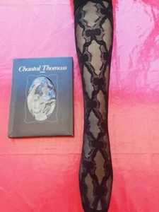 CHANTAL THOMASS MI-BAS TAILLE UNIQUE MODELE NOUEZ MOI COULEUR NOIR REF 84F4 - Picture 1 of 7