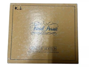 TRIVIAL PURSUIT GENUS II TWO Subsidiary 2-Box CARD SET FOR Use With MASTER GAME - Picture 1 of 6