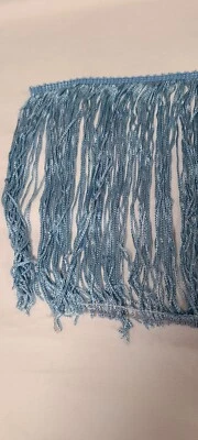 Cadena Flecos Rayón Bebé Azul 9" Flecos 16 Yardas Foto 1 de 2