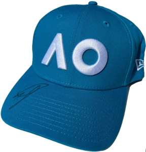 JANNIK SINNER SIGNED AUSTRALIAN OPEN TENNIS HAT CAP WIMBLEDON FRENCH US AO JSA - Picture 1 of 3