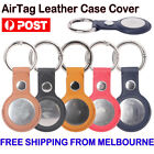 For Apple AirTag Leather Case Cover Air Tag Keychain Holder Sleeve Shell Tracker