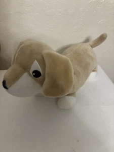 The Beauty Collective Bronceado Cachorro Dachshund Perro Calentador Peluche con Paquete de Calefacción 13" - Imagen 1 de 5