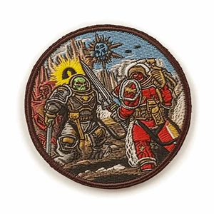 Space Marine Patch Iron-on Applique Darkness Military Badge Cosplay Fantasy  - Picture 1 of 12