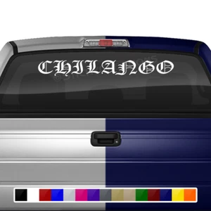 CHILANGO MX Decal Sticker Windshield Window Vinyl Graphic Car Truck SUV Vehicle - Picture 1 of 3