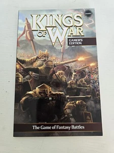 Kings of War 2nd Edition Softback Rulebook Gamer's Edition 2015 Mantic - Picture 1 of 3