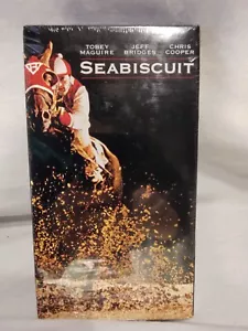 Horse Racing VHS Seabiscuit Tobey Maguire Jeff Bridges Chris Cooper - Picture 1 of 6