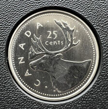 2002 Canada Specimen Quarter, Mint Uncirculated Twenty Five 25 Cent Coin