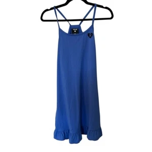 Hurley Blue Youth Girls Strappy Racerback Ruffle Hem Dress Size L (14-16) GUC - Picture 1 of 8