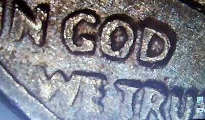 Moneda de diez centavos R00 Sevelt 1967 con errores DDO RDA duplicada en Dios confiamos en las inicias de JS Foto 1 de 4