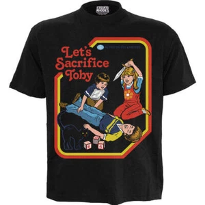 STEVEN RHODES - LETS SACRIFICE TOBY - T-Shirt mit Frontprint schwarz - Bild 1 von 7