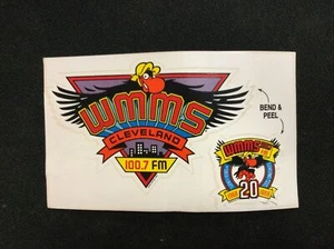 WMMS 100.7 FM THE BUZZARD CLEVELAND ROCK RADIO VINTAGE NOS STICKER SEE PICS - Picture 1 of 3