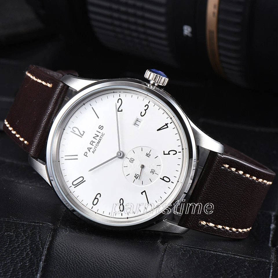 Parnis Automatic PA2123 Mens Watch 5ATM Stainless Steel