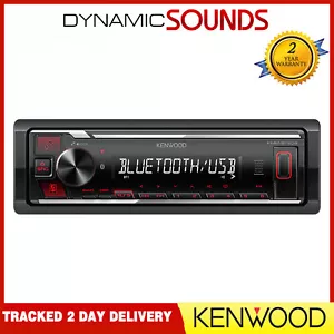 Kenwood KMM-BT209 Car Stereo Media Player Receiver With Bluetooth USB AUX Flac - Picture 1 of 3