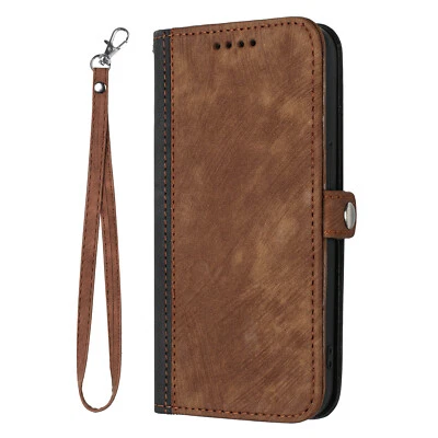 For Motorola Edge (2024), Retro Business Flip Leather Wallet Card Case Cover - Image 1 of 4