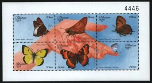 Bután 1999 - Mi-Nr. 1924-1929 ** - MNH - KLB - Mariposa / Mariposas - Imagen 1 de 1