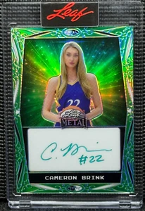 🏀 Cameron Brink - On-Card Auto - 3/20 - 2024 Green Inscription - Free Shipping - Picture 1 of 9