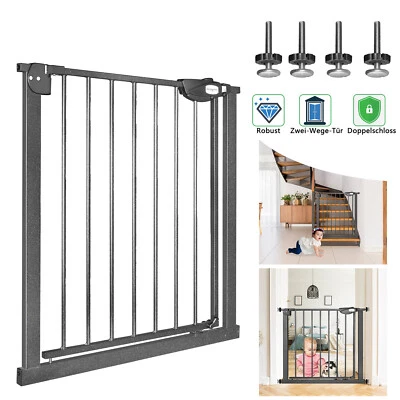 Treppengitter Auto-Close Treppenschutzgitter Türgitter ohne Bohren Absperrgitter - Bild 1 von 4