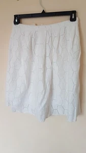 Womens Skirt Size 12 Red herring White Cotton - Picture 1 of 2