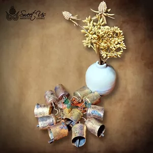 Campanas rústicas vintage elegantes de trineo para meditación artesanía decoración navideña - Imagen 1 de 6