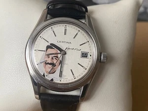 Certina Automatic Iraq Saddam Hussein Special Edition Watch White Head Cover - Picture 1 of 12