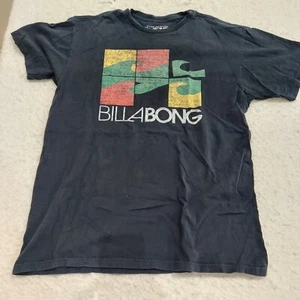 Billabong T-SHIRT Mens Large Black Short Sleeve Beach Surf Summer - Picture 1 of 7
