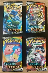 Cosmic Eclipse Booster Pack Pokemon Card Sealed Mint from Box Tag Team GX Arceus - Picture 1 of 1