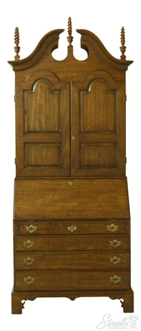 L52178EC: WRIGHT TABLE CO Raised Panel Door Cherry Secretary Desk Cover