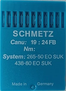 SCHMETZ 265-50 EO SUK 438-80 DPx265 Canu 19:24 FB ADLER 265-R. TOYOTA AD534 - Bild 1 von 9