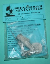 Union infantry Acw Shenandoah miniatures 54mm kit standing pegaso model soldiers