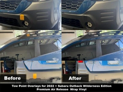 CRUX MOTORSPORTS TOW POINT OVERLAYS FOR 2022 + SUBARU OUTBACK WILDERNESS - Image 1 of 4