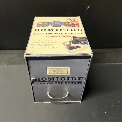Homicide: Life on the Street - The Complete Series (DVD, 2006) 35 DVDs Foto 1 de 4