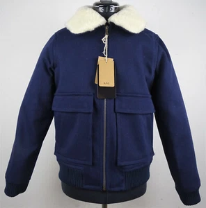 A.P.C Snowbird Jacket Wooljacke Damen Designer Jacke Marine Gr.36 NEU mit ETIKET - Bild 1 von 12