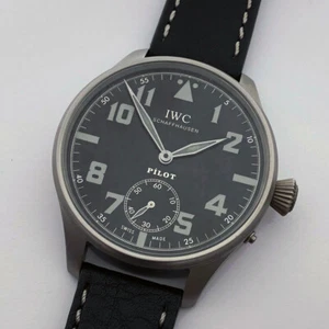 Rare Big Swiss Military Wristwatch IWC Schaffhausen Steel Case Pilots WW2 - Picture 1 of 22