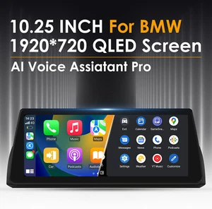 Für BMW E90-E93 CIC Android 14 Autoradio 10.25" GPS Navi Navigation CarPlay 32GB - Bild 1 von 24