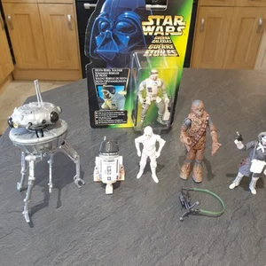 Star Wars Hoth Recon Patrol 3.75 Set Han Chewie K3P0 R5M2 Probe droid Hoth rebel - Picture 1 of 23
