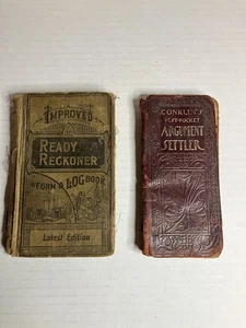 Bücher / READY RECKONER Logbuch 1920 / Conklins ARGUMENT SIEDLER unbekanntes Jahr - Bild 1 von 14