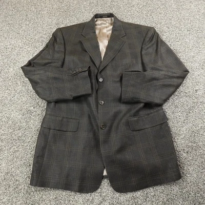 Blazer Hart Schaffner Marx para Hombres 41R Gris Lana a Cuadros Abrigo Deportivo Traje Chaqueta EE. UU. Foto 1 de 4