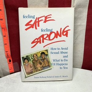 FEELING SAFE FEELING STRONG signed 1984 Susan Terkel & Janice Rench child abuse - Bild 1 von 4
