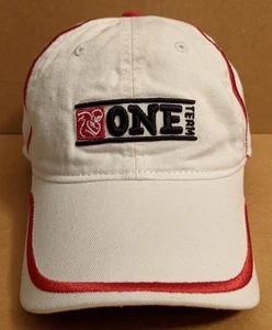 Gorra de béisbol blanca/roja NFL Team One Reebok ajustable de algodón para jugadores de la NFL - Imagen 1 de 8