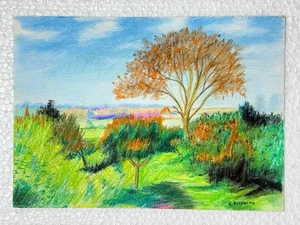 Camille Pissarro (Handmade) Drawing on antique paper Signed and Sealed. - Picture 1 of 2