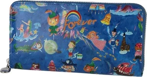 [Tsumori Chisato] Round Long Wallet Peter Pan 57897 Blue - Picture 1 of 7