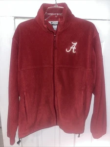 Columbia Alabama Crimson Tide Sweatshirt Herren Medium rot Fleece Full Zip Jacke - Bild 1 von 9